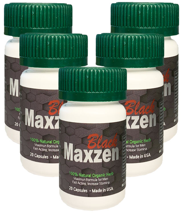 맥스젠 블랙 5통 패키지